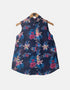 Tank blue floral FM